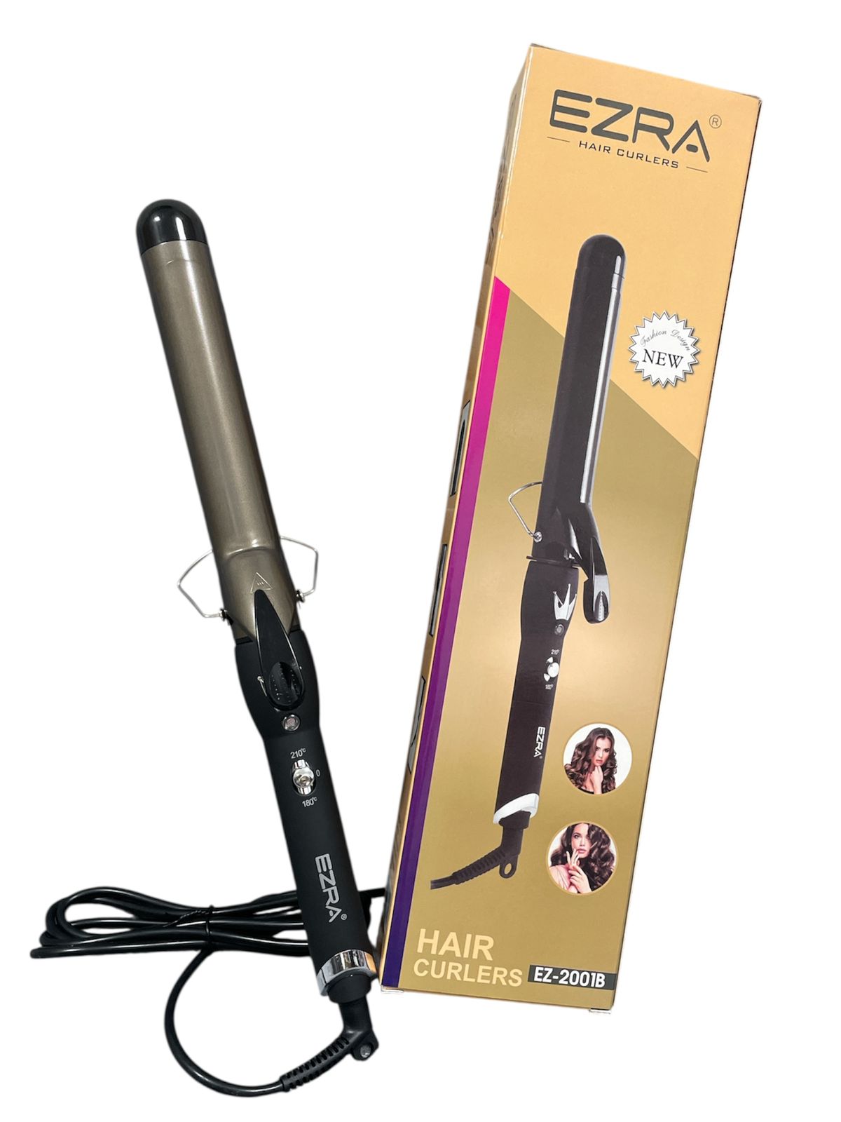 Vista 4 de Pinza Rizador Profesional 360 Cabello - h: risador 25 mm